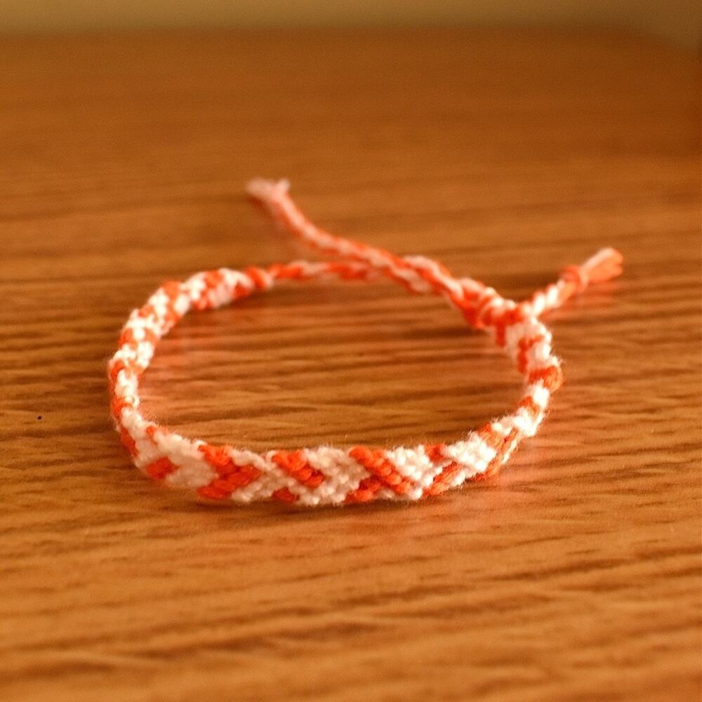 Tangerine Woven‎ Bracelet